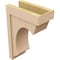 Ekena Millwork 7"W x 14"D x 21"H Classic Emerson Rough Cedar Woodgrain TimberThane Corbel, Primed Tan CORUR07X14X21EMRRCPR - alternate 4